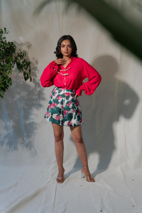 Secret Garden Bemberg Satin Shorts