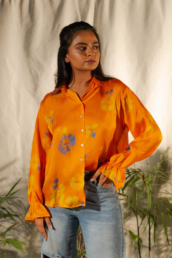 Secret Garden Bemberg Satin Shirt